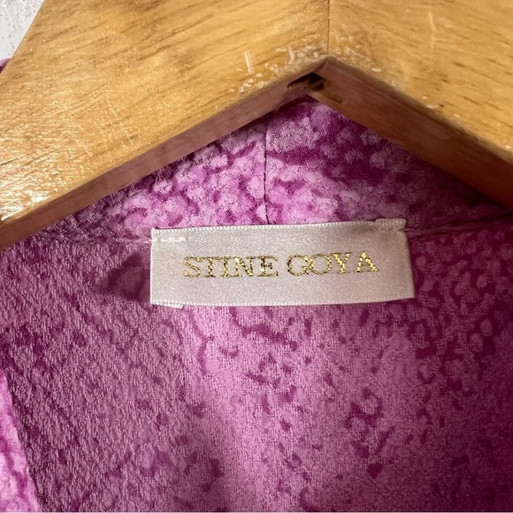 Stine Goya Aida Clem Snake-Print Dress Long Sleeve Small - Picture 5 of 8